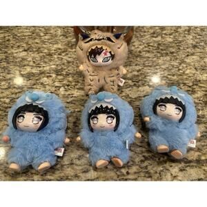 TOP TOY Naruto Beast Party Series Plush Confirmed Figure lot of 4